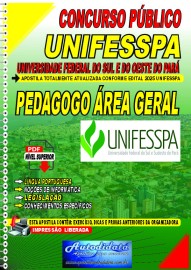 Apostila digital concurso da Unifesspa 2025 - Pedagogo rea Geral