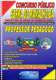 Apostila digital concurso da Prefeitura de Serra do Ramalho - BA - Professor Pedagogo
