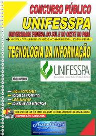 Apostila impressa concurso da Unifesspa 2025 - ANALISTA DE TECNOLOGIA DA INFORMAO / REA DESENVOLVIMENTO DE SOFTWARE