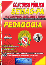 Apostila Digital Concurso SEMAS-PA 2022 Pedagogo