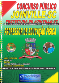 Apostila Impressa Concurso Prefeitura de Joinville - SC 2022 Professor de Educao Fsica