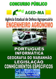 Apostila concurso da Aged-MA 2015  Engenheiro Agrnomo