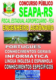 Apostila impressa concurso da SEAPA - RS 2013 - Engenheiro Agrnomo