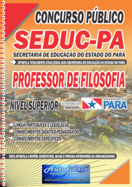 Apostila Digital Concurso Pblico da SEDUC  PA 2025 Professor de Filosofia