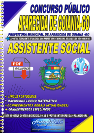 Apostila digital concurso da Prefeitura de Aparecida de Goinia - GO 2024 - Assistente Social