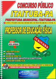 Apostila Digital Concurso Prefeitura de Itaituba  PA 2024 Professor de Educao Fsica