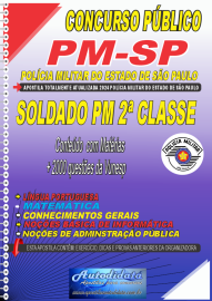 Apostila Impressa Concurso da PM-SP 2024 Polcia Militar de So Paulo  Soldado