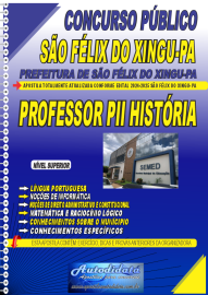 Apostila Digital Concurso de So Flix do Xingu  PA 2025 Professor de Histria