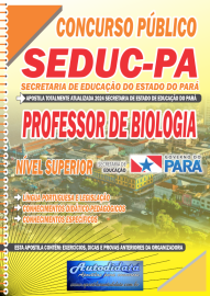 Apostila Digital Concurso Pblico da SEDUC  PA 2025  Professor de Biologia