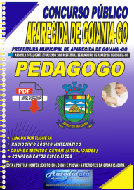 Apostila digital concurso de Prefeitura de Aparecida de Goinia - GO 2024 - PEDAGOGO