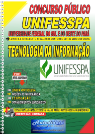 Apostila digital concurso da Unifesspa 2025 - ANALISTA DE TECNOLOGIA DA INFORMAO / REA DESENVOLVIMENTO DE SOFTWARE