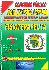 Apostila Digital Concurso Prefeitura de Bom Jesus da Lapa - BA 2024 Fisioterapeuta