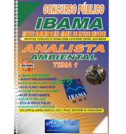 Apostila Digital Concurso Pblico IBAMA 2025 Analista Ambiental Tema 1