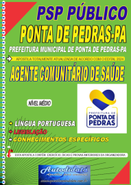 Apostila impressa Processo Seletivo Pblico da Prefeitura de Ponta de Pedras-PA 2024 - Agente Comunitrio de Sade
