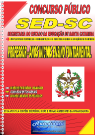 Apostila Impressa Concurso SED - Secretaria de Educao de Santa Catarina - SC 2024 Professor Anos Iniciais Ensino Fundamental