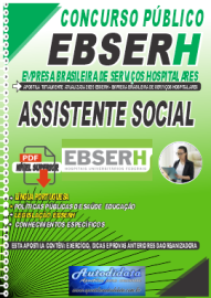 Apostila Digital Concurso Pblico EBSERH 2025 Assistente Social