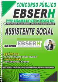 Apostila Impressa Concurso Pblico EBSERH 2025 Assistente Social