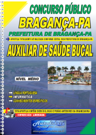 Apostila impressa concurso da Prefeitura de Bragana-PA 2024 - AUXILIAR DE SADE BUCAL
