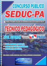 Apostila Digital Concurso Pblico da SEDUC  PA 2025 Tcnico Pedaggico