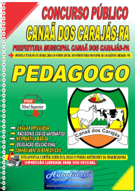 Apostila Digital Concurso de Cana dos Carajs  PA 2024  Pedagogo