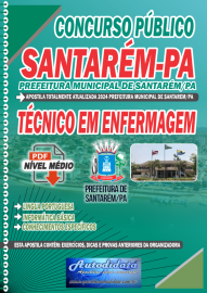 Apostila digital Prefeitura de Santarm-PA 2024 - TCNICO DE ENFERMAGEM