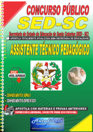 Apostila digital concurso SED-SC 2024 Secretaria de Educao de Santa Catarina - Assistente Tcnico Pedaggico 