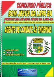 Apostila Impressa Concurso Prefeitura de Bom Jesus da Lapa - BA 2024 Agente Combate s Endemias
