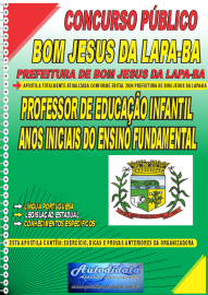 Apostila Impressa Concurso Prefeitura de Bom Jesus da Lapa - BA 2024 Professor de Educao Infantil e Anos Iniciais do Ensino Fundamental