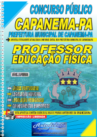 Apostila impressa concurso da Prefeitura de Capanema-PA 2024 - PROFESSOR DE EDUCAO FSICA