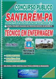Apostila impressa Prefeitura de Santarm-PA 2024 - TCNICO DE ENFERMAGEM