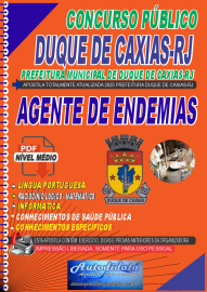 Apostila digital Processo Seletivo da Prefeitura de Duque de Caxias - RJ - 2025 - Agente de Combate s Endemias