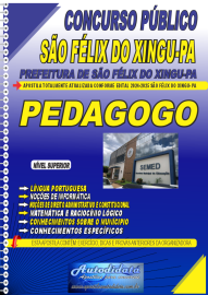 Apostila Impressa Concurso de So Flix do Xingu  PA 2025 Pedagogo