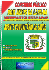Apostila Impressa Concurso Prefeitura de Bom Jesus da Lapa - BA 2024 Agente Comunitrio de Sade