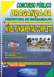 Apostila digital concurso da Prefeitura de Bragana-PA 2024 - Nvel Fundamental Completo 