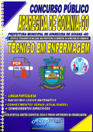 Apostila digital concurso da Prefeitura de Aparecida de Goinia - GO 2024 - Tcnico de Enfermagem