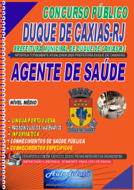 Apostila impressa Processo Seletivo da Prefeitura de Duque de Caxias - RJ - 2025 - Agente Comunitrio de Sade