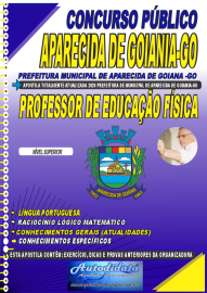 Apostila impressa concurso da Prefeitura de Aparecida de Goinia - GO 2024 - Professor de Educao Fsica