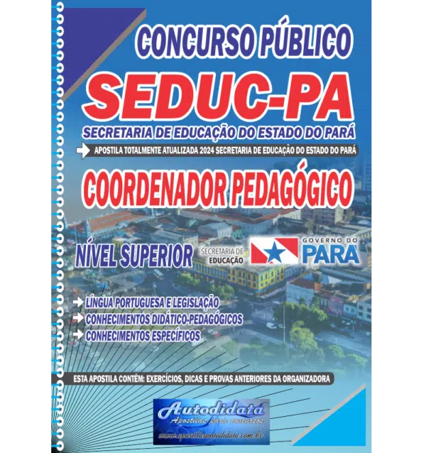 COORDENADOR PEDAGOGICO 2 Apostila Concurso público da SEDUC – PA 2024 – Coordenador Pedagógico