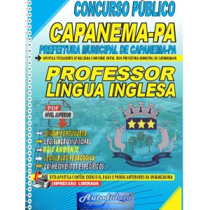 Apostila CAPANEMA 2024 PROFESSOR DE INGLES novo Home