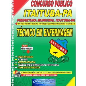 Apostila Prefeitura de ITAITUBA PA TECNICO DE ENFERMAGEM NOVO Home