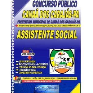 Apostila concurso de CANAA DOS CARAJAS PA 2024 ASSISTENTE SOCIAL novo Home