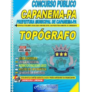 Apostila digital PREFEITURA DE CAPANEMA 2024 TOPOGRAFO Novo Home