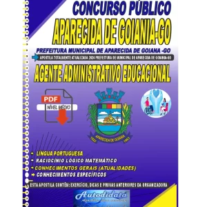 Prefeitura de Aparecida de Goiania AGENTE ADMINISTRATIVO EDUCACIONAL NOVO Home