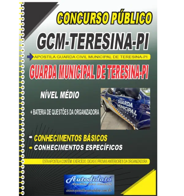 GUARDA MUNICIPAL DE TERESINA PI PNG novo Apostila digital concurso da Prefeitura de Teresina 2024 - Guarda Civil Municipal