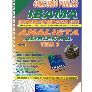 Apostila impressa IBAMA TEMA 3 ANALISTA AMBIENTAL novo impressa Home